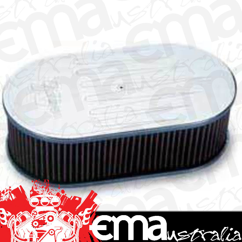 K&N Performance Filters KN66-1480 Filters Custom Air Filter Assembly 15 L X 8-1/4 W X 4" H Suit Neck Size 5-1/8"