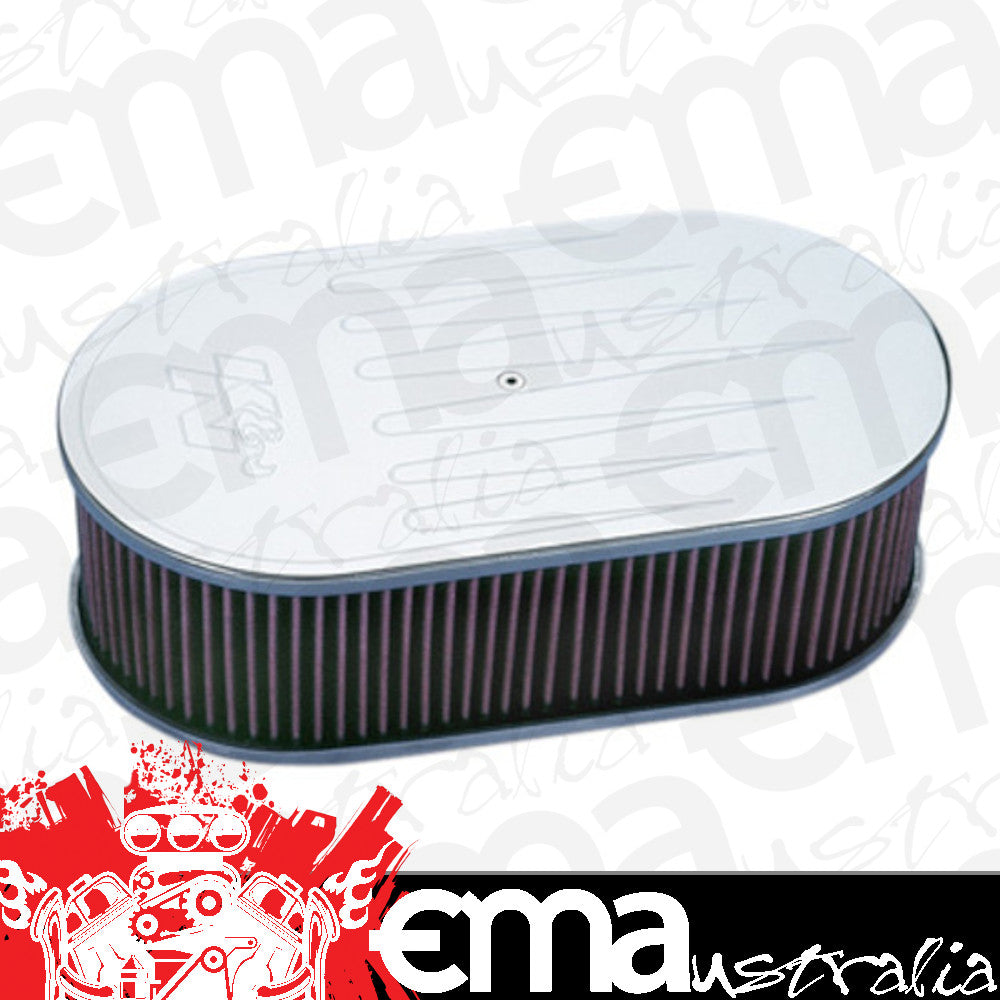 K&N Filters KN66-1490 Custom Air Filter Assembly 15 L X 8-1/4 W X 2" H Suit Neck Size 5-1/8"