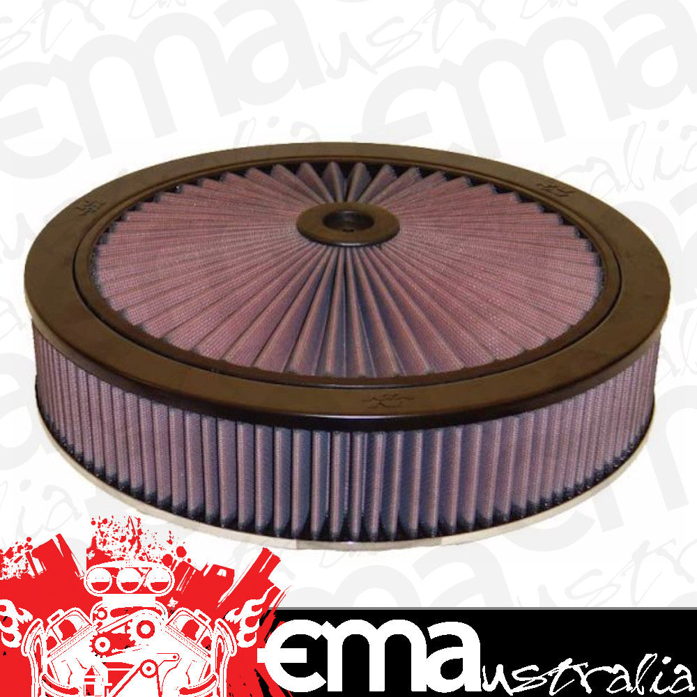 K&N Filters KN66-3010 Custom Air Filter Assembly 14 Od X 3" H Suit Neck Size 5-1/8"