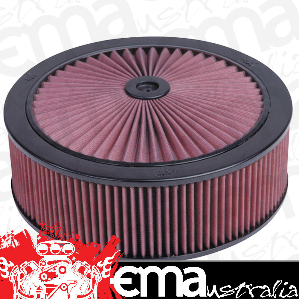 K&N Filters KN66-3070 Custom Air Filter Assembly 14 Od X 5" H Suit Neck Size 5-1/8"