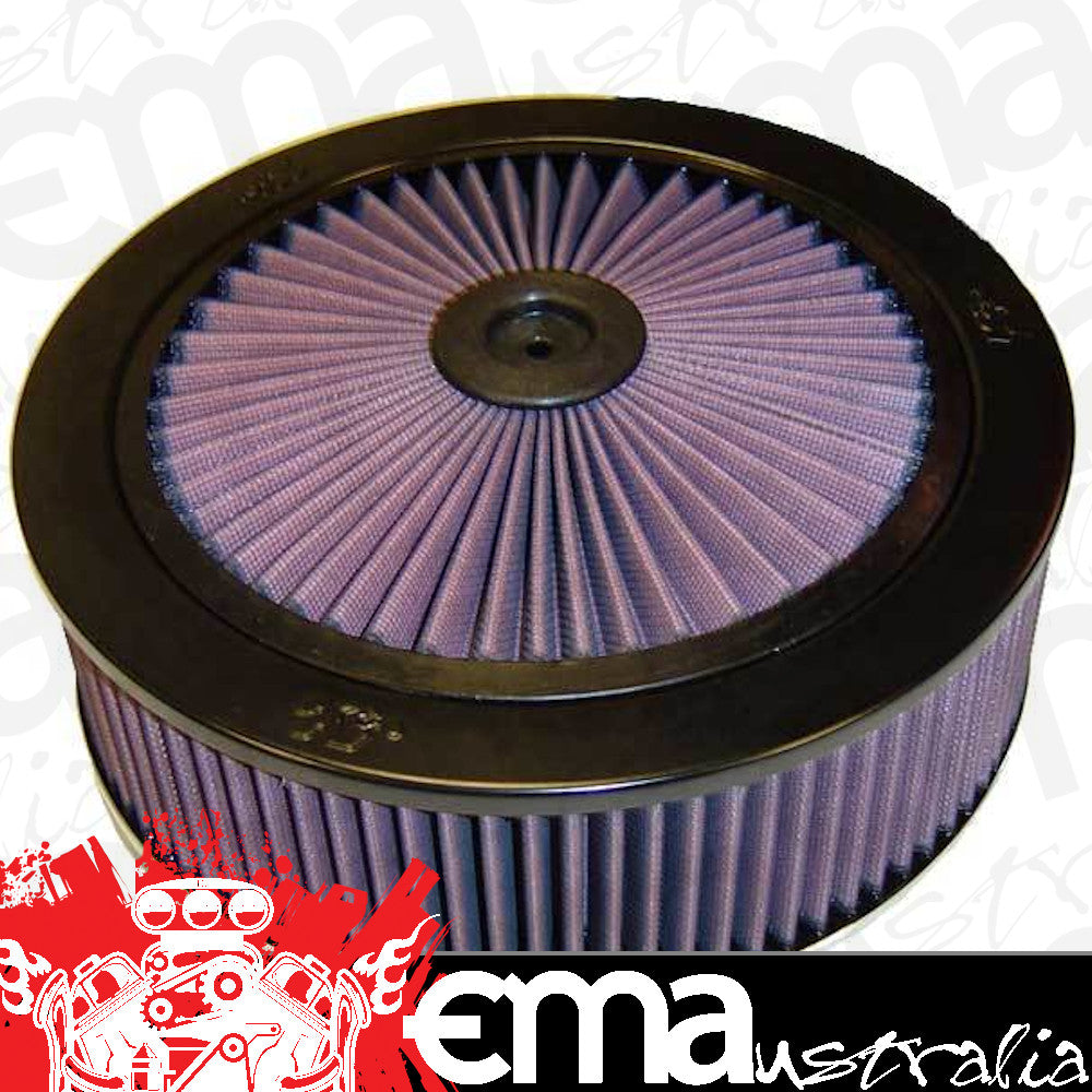 K&N Filters KN66-3120 Custom Air Filter Assembly 11 Od X 3-1/2" H Suit Neck Size 5-1/8"