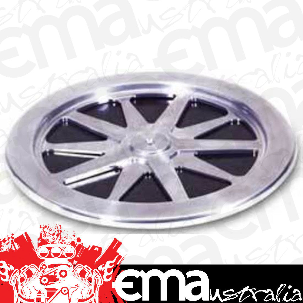 K&N Performance Filters KN85-6850 Filters Billet Air Cleaner Lid W/ Carbon Fibre Insert Suit 14" Od Air Filters