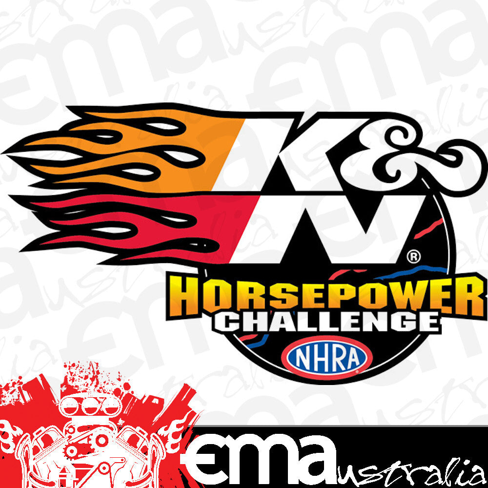 K&N Filters KN89-16123 Filters Nhra Horsepower Challenge Vinyl Decal Sticker