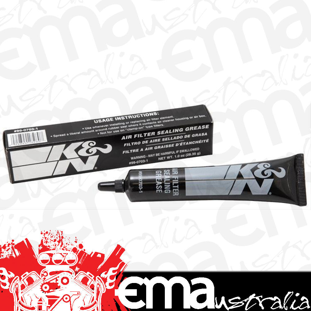 K&N Filters KN99-0703-1 Air Filter Sealing Grease Squeeze Tube 1 Oz. 30G