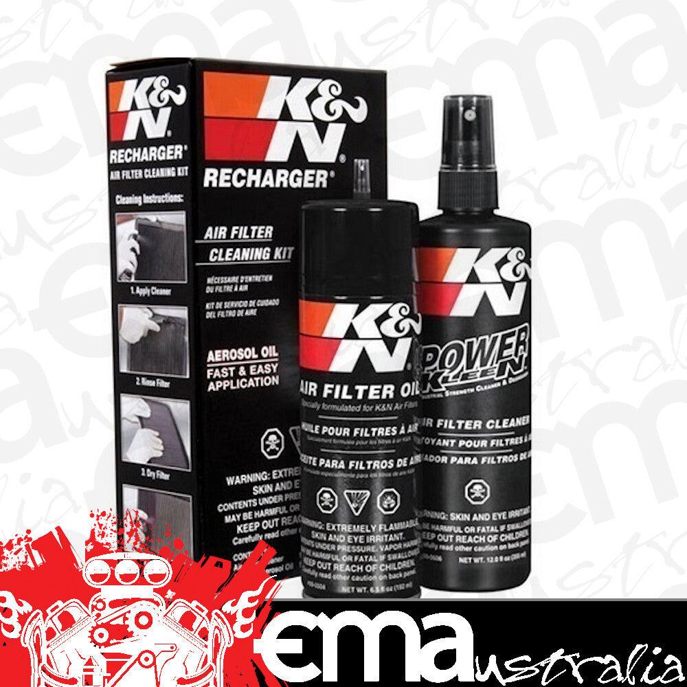 K&N Filters KN99-5000 Recharger Filter Care Service Kit Air Filter Cleaner And Oil