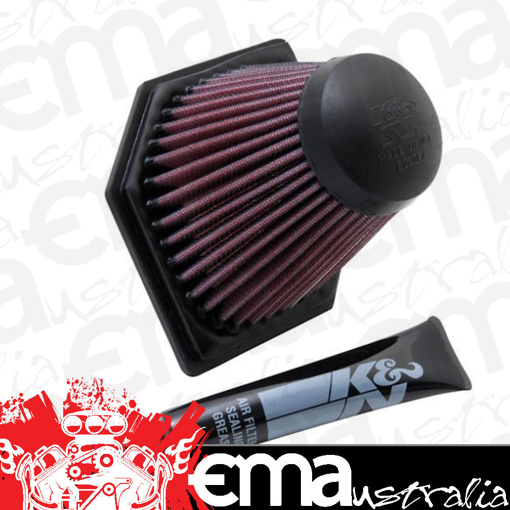 K&N Performance Filters KNBM-1205 Filters Replacement Motorcycle Air Filter Suit 2005-2013 Bmw K1200R, S, Gt 1157, 1200, 1300