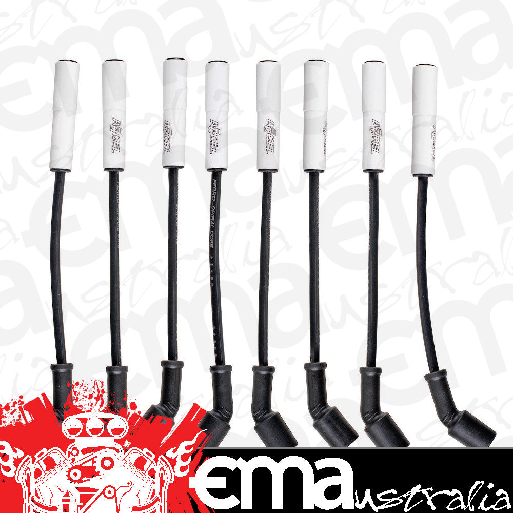 Chev / Holden Small Block Gen III/IV 6.0L LS2 V8 EXTREME 9000 CERAMIC 8MM SPARK PLUG WIRE SET Accel AC9059C