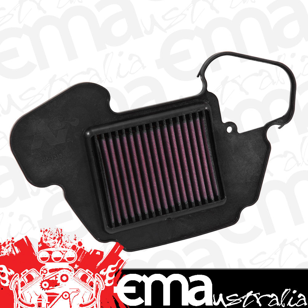 K&N Filters KNHA-1313 Replacement Motorcycle Air Filter Suit 2013-2017 Honda Msx125 Grom 125