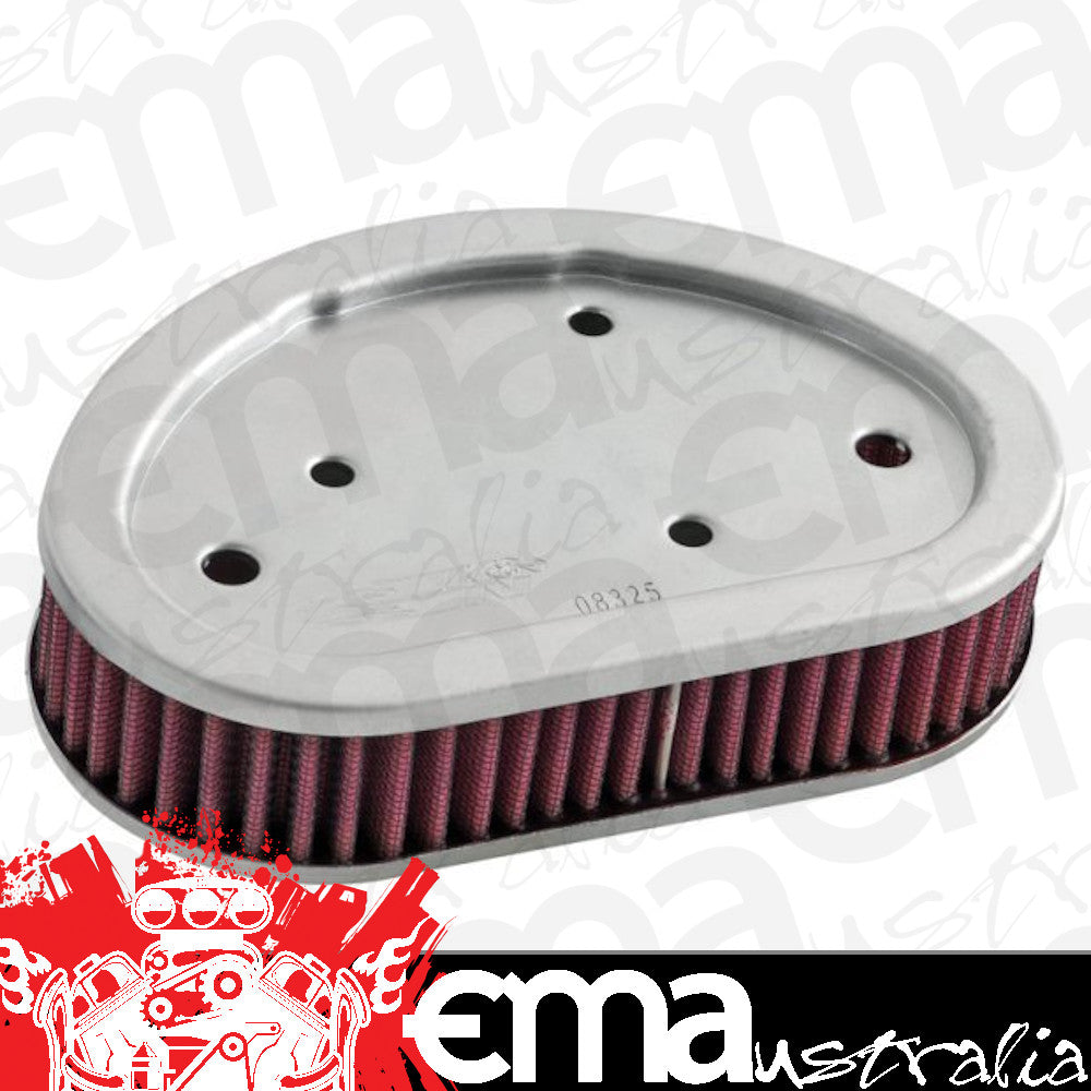 K&N Performance Filters KNHD-9608 Filters Replacement Motorcycle Air Filter Suit 2008-2013 Harley Davidson Fx Series