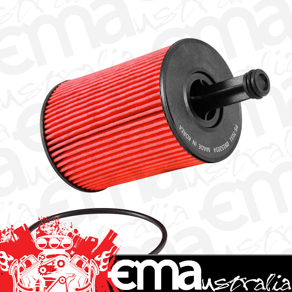 K&N Filters KNPS-7031 Pro Series Oil Filter R2615P Suit 2001-2015 Volkswagen Passat, Jetta, Golf, Audi A3, A3 Quattro & Tt Quattro 3.6L V6