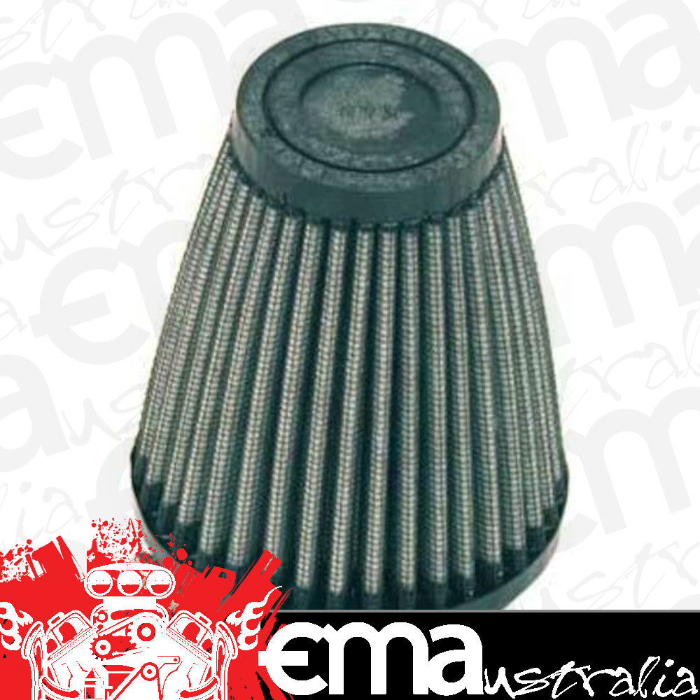 K&N Filters KNR-1260 Universal Clamp On Filter Suit 2.25 In 57 Mm 4 In 102 Mm H X 3.5 In 89 Mm Base Od X 2 In 51 Mm Top Od