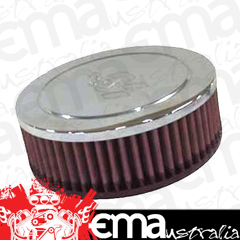 K&N Filters KNRA-045V Universal Clamp On Filter Suit 2.063 In 52 Mm 2 In 51 Mm H X 5.875 In 149 Mm Od