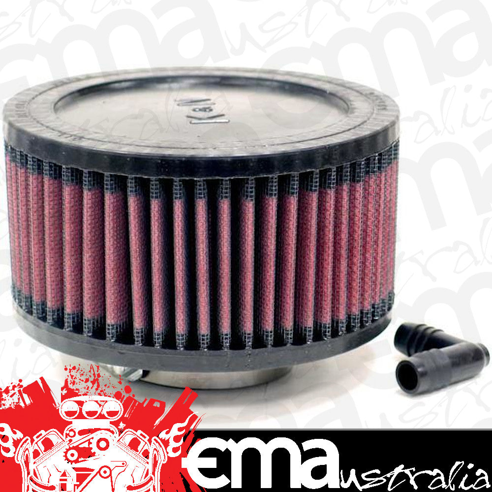 K&N Filters KNRA-0560 Universal Clamp On Filter Suit 2.063 In 52 Mm 3 In 76 Mm H X 5.5 In 140 Mm Od