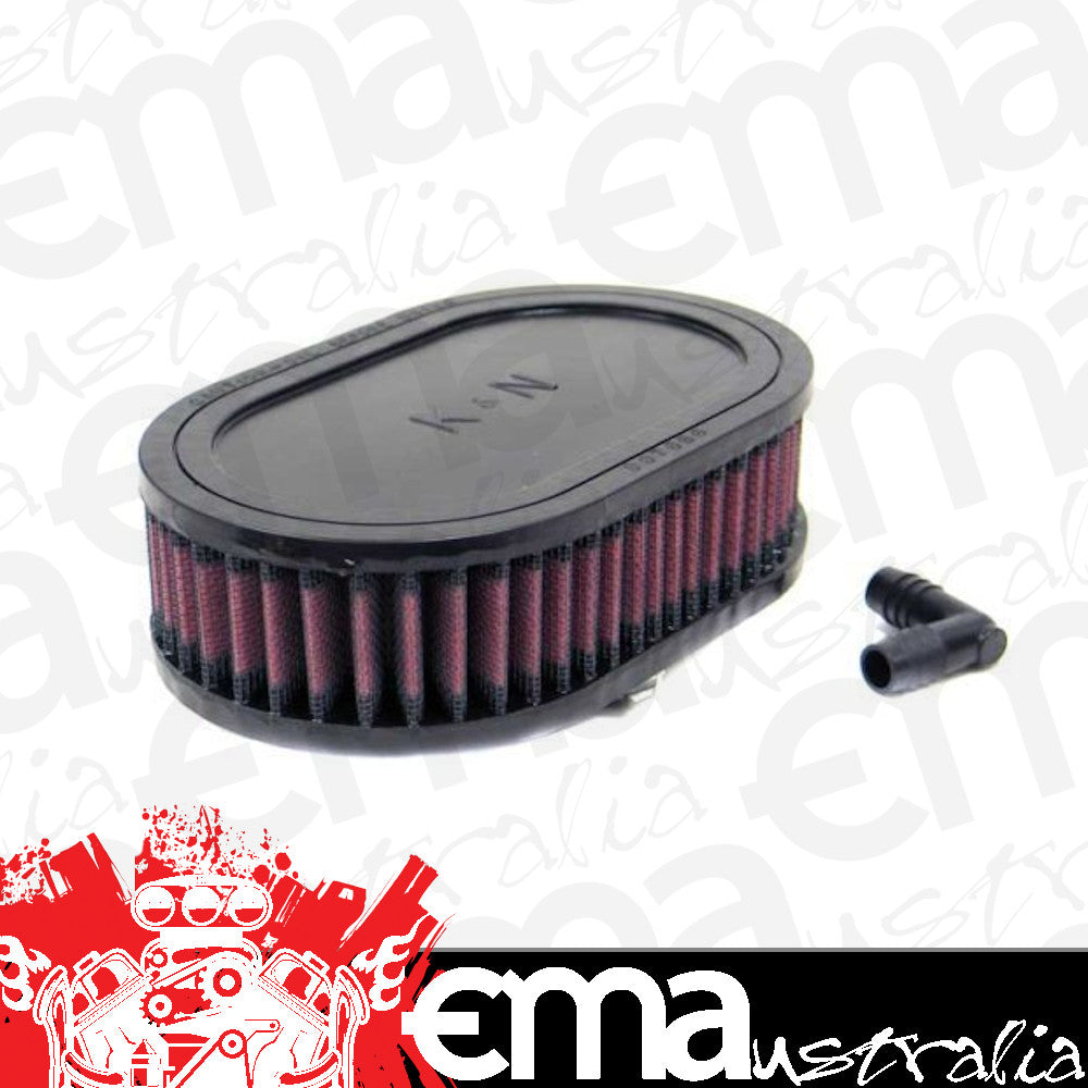 K&N Filters KNRA-0760 Universal Clamp On Filter Suit 2.563 In 65 Mm 2 In 51 Mm H X 7 In 178 Mm L X 4.5 In 114 Mm W