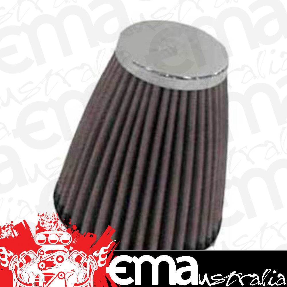 K&N Filters KNRC-1250 Universal Clamp On Filter Suit 2.25 In 57 Mm 4 In 102 Mm H X 3.5 In 89 Mm Base Od X 2 In 51 Mm Top Od