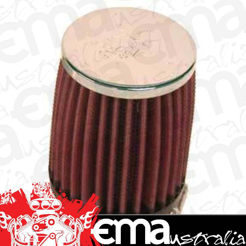 K&N Filters KNRC-1350 Universal Clamp On Filter Suit 2.063 In 52 Mm 4 In 102 Mm H X 3.25 In 83 Mm Base Od X 2 In 51 Mm Top Od