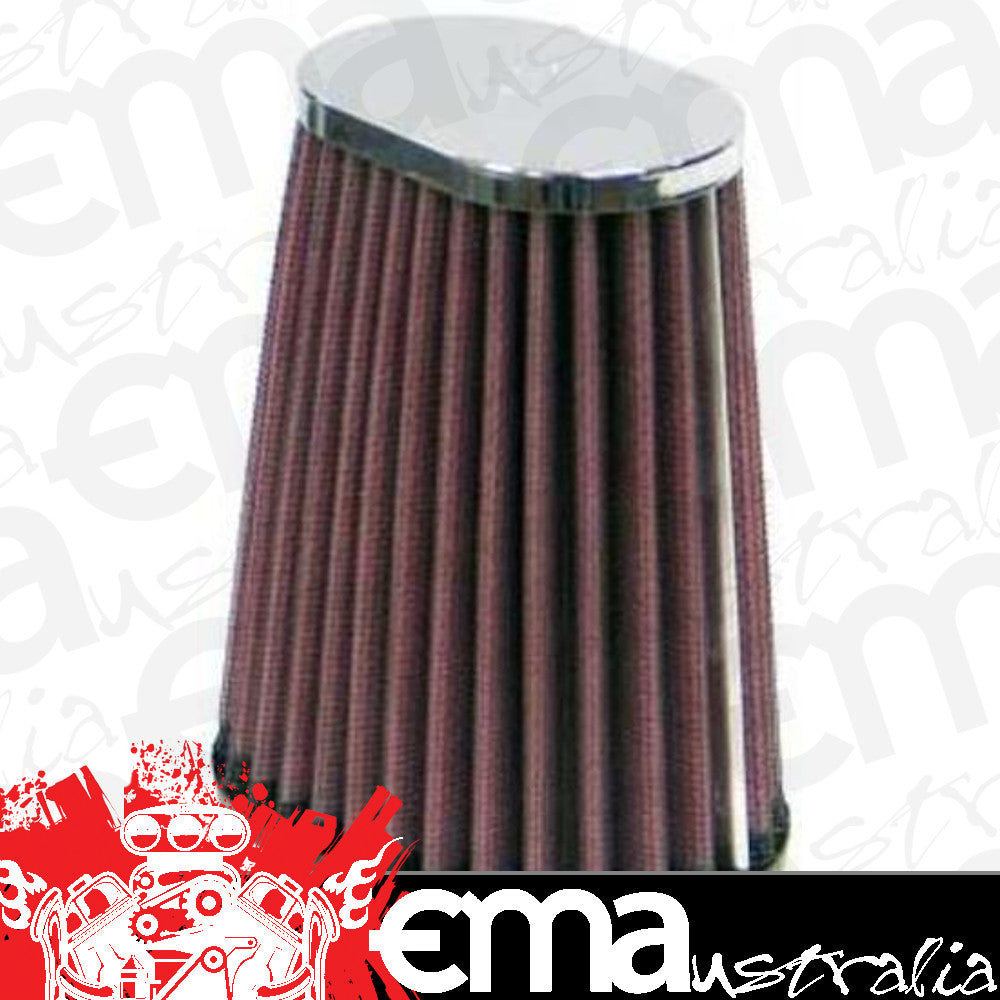 K&N Filters KNRC-2770 Universal Clamp On Filter Suit 2 In 51 Mm 4 In 102 Mm Base L X 3 In 76 Mm Base W X 5 In 127 Mm H X 3 In 76 Mm Top L X 2 In 51 Mm Top W