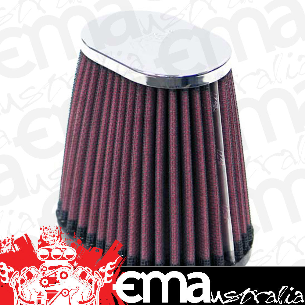 K&N Filters KNRC-2900 Universal Clamp On Filter Suit 2.125 In 54 Mm 4 In 102 Mm Base L X 3 In 76 Mm Base W X 4 In 102 Mm H X 3 In 76 Mm Top L X 2 In 51 Mm Top