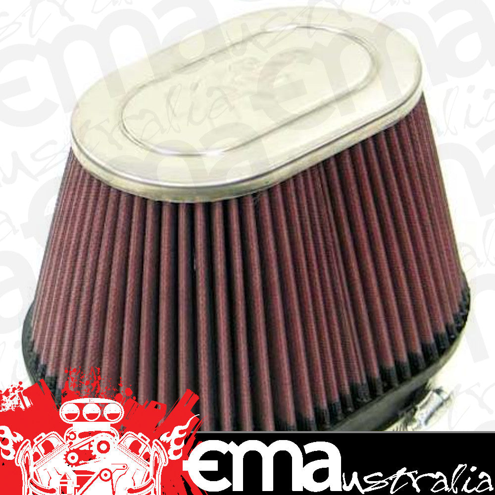 K&N Filters KNRC-3160 Universal Clamp On Filter Suit 6 In 152 Mm 8.25 In 210 Mm Base L X 6.25 In 159 Mm Base W X 5 In 127 Mm H X 6.25 In 159 Mm Top L X 4 In 102