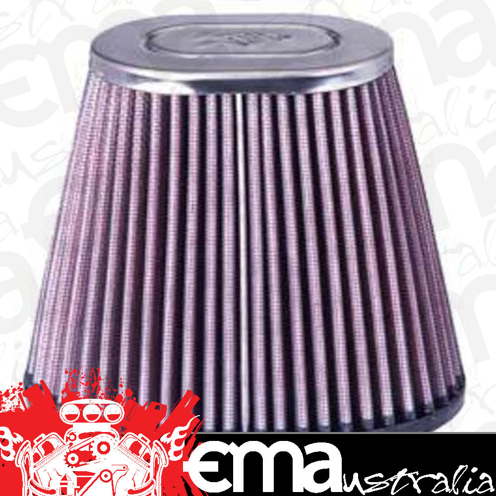 K&N Filters KNRC-5000 Universal Clamp On Filter Suit 2.938 In 75 Mm 6.5 In 165 Mm Base L X 4.75 In 121 Mm Base W X 5.625 In 143 Mm H X 4.5 In 114 Mm Top L X 3.25
