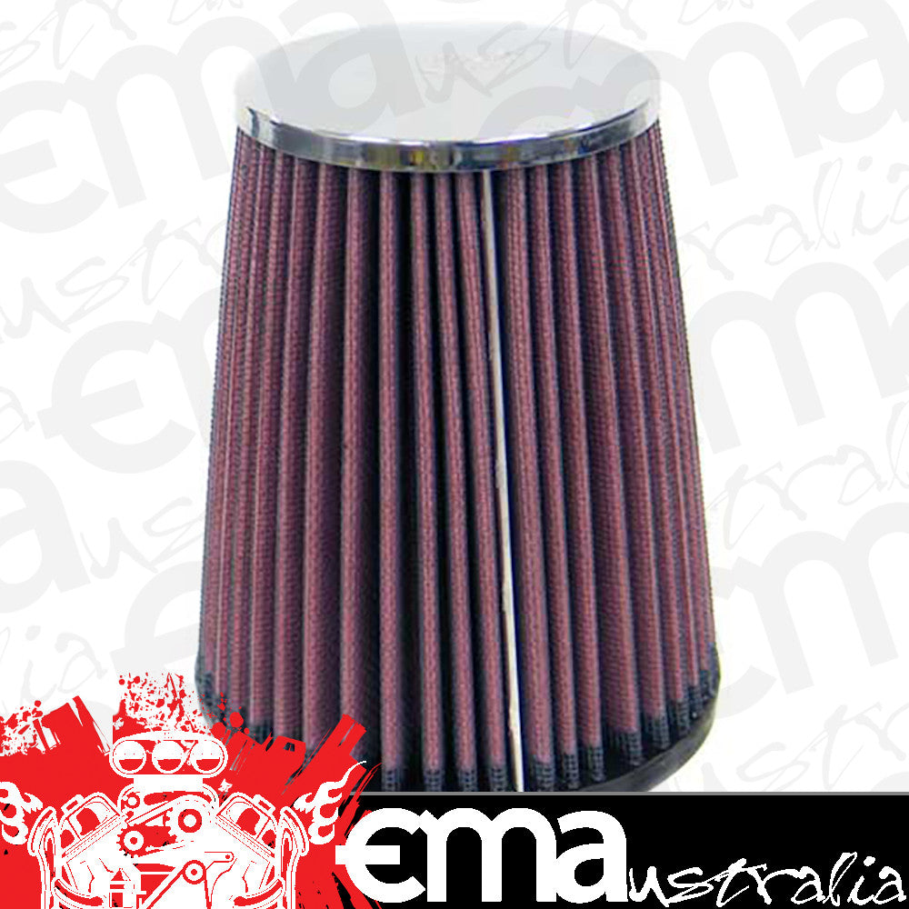 K&N Filters KNRC-9310 Universal Clamp On Filter Suit 2.75 In 70 Mm 5.875 In 149 Mm H X 4.75 In 121 Mm Base Od X 3.5 In 89 Mm Top Od