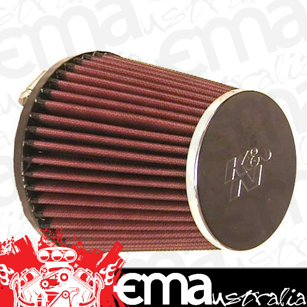 K&N Filters KNRC-9350 Universal Clamp On Filter Suit 2.75 In 70 Mm 4.875 In 124 Mm H X 3.5 In 89 Mm Top Od 4.688 In 119 Mm Base Od