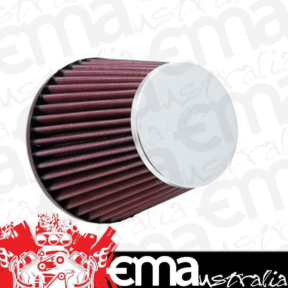 K&N Filters KNRC-9480 Universal Clamp On Filter Suit 3 In 76 Mm 4.625 In 117 Mm H X 5 In 127 Mm Base Od X 3.5 In 89 Mm Top Od
