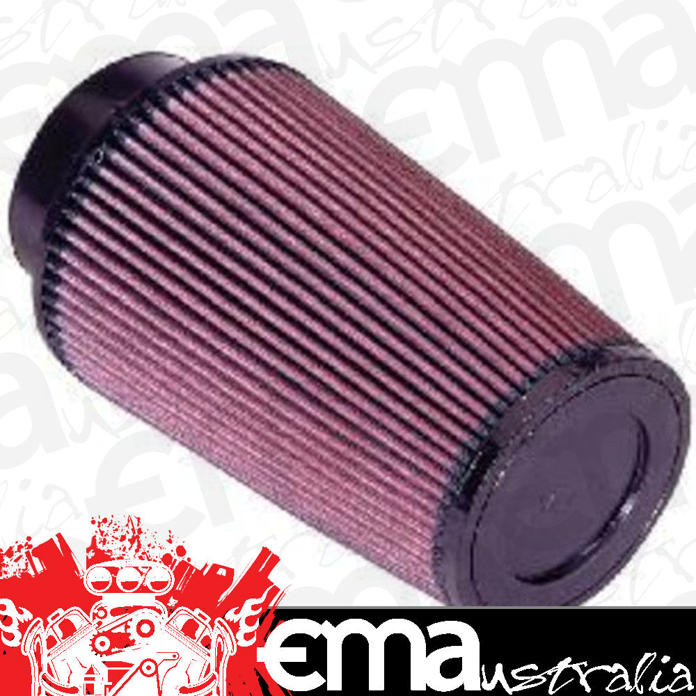 K&N Performance Filters KNRE-0870 Filters Universal Clamp On Filter Suit 4 In 102 Mm 9 In 229 Mm H X 6 In 152 Mm Base Od X 4.625 In 117 Mm Top Od