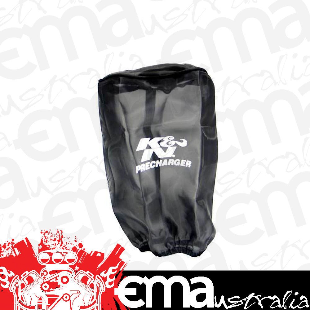 K&N Filters KNRE-0910PK Universal Filter Wrap Black 8 In 203 Mm H X 4.75 In 121 Mm Top Od 5 In 127 Mm Base Od