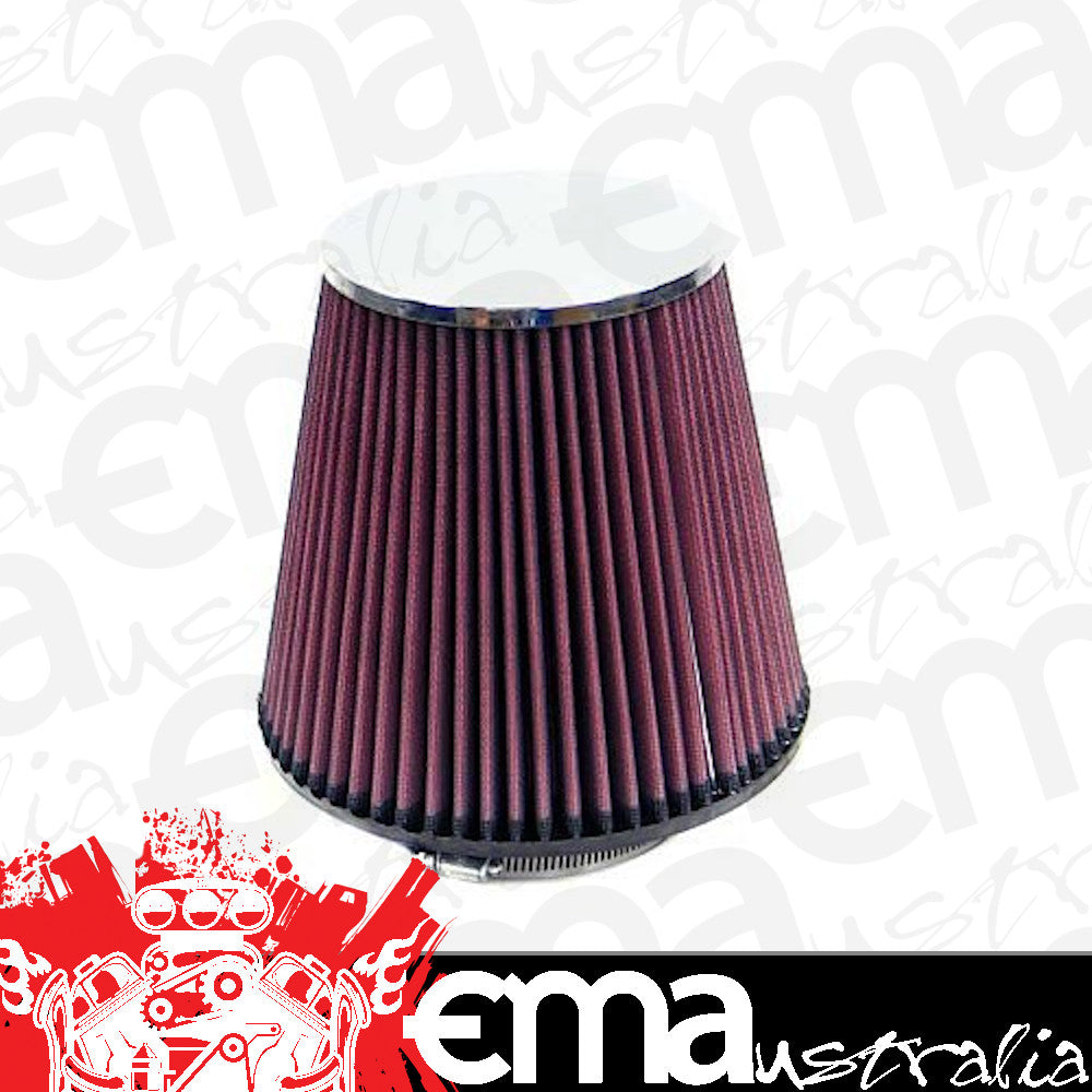 K&N Filters KNRF-1029 Universal Clamp On Filter Suit 3.875 In 98 Mm 7 In 178 Mm H X 7.5 In 191 Mm Base Od X 5.125 In 130 Mm Top Od