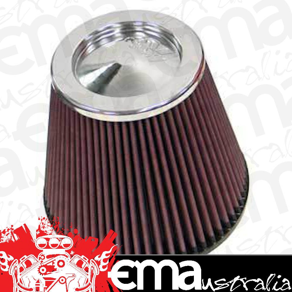 K&N Filters KNRF-1042 Universal Clamp On Filter Suit 6 In 152 Mm 6.5 In 165 Mm H X 7.5 In 191 Mm Base Od X 5 In 127 Mm Top Od