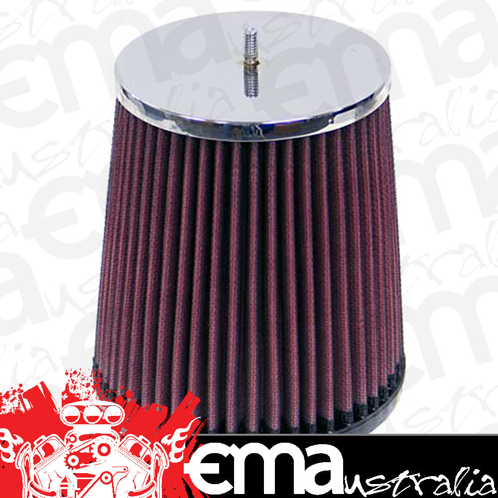 K&N Filters KNRF-1049 Universal Clamp On Filter Suit 4 In 102 Mm 6 In 152 Mm H X 5.375 In 137 Mm Base Od X 4.5 In 114 Mm Top Od