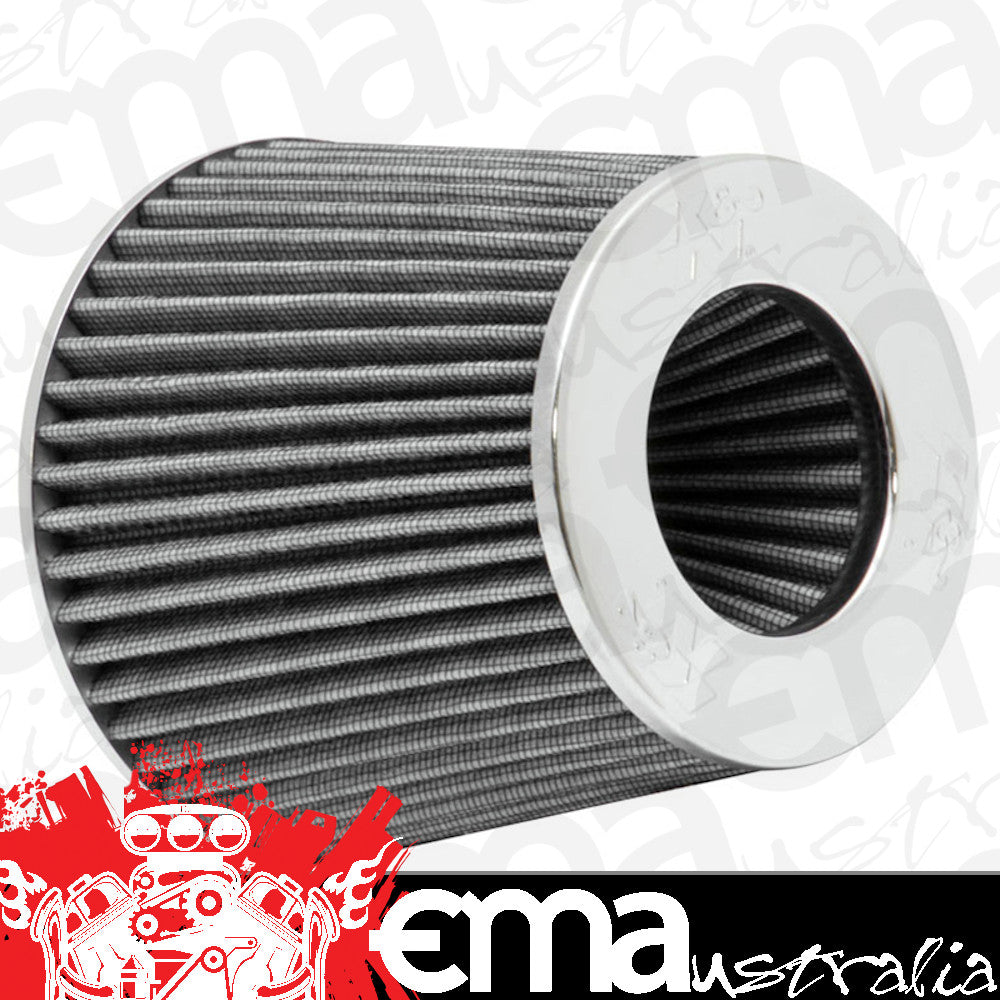 K&N Filters KNRG-1001WT Universal Clamp On Filter White Suit 4 In 102 Mm Height: 5.5 In 140 Mm H X 6 In 152 Mm Base Od X 4.75 In 121 Mm Top Od