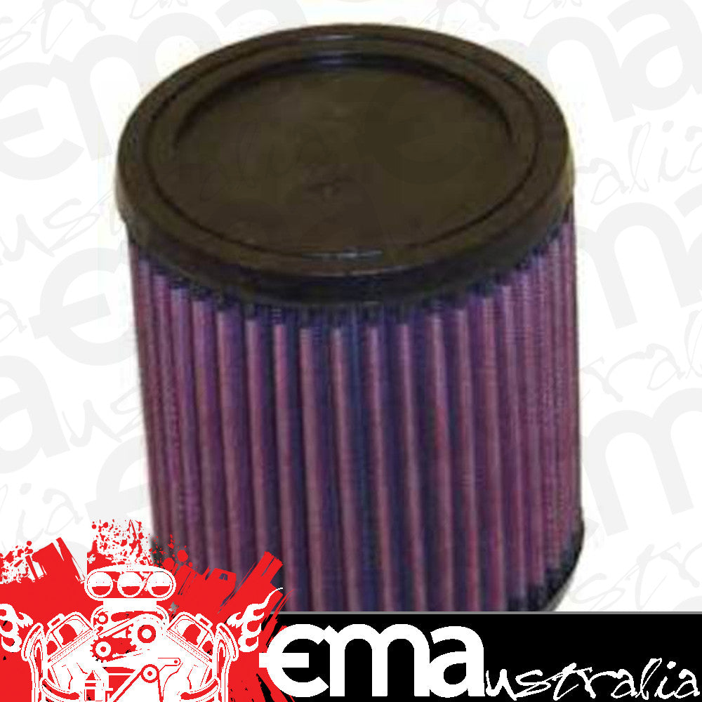 K&N Filters KNRU-0840 Universal Clamp On Filter Suit 2.438 In 62 Mm 5 In 127 Mm H X 4.5 In 114 Mm Base Od X 4.313 In 110 Mm Top Od