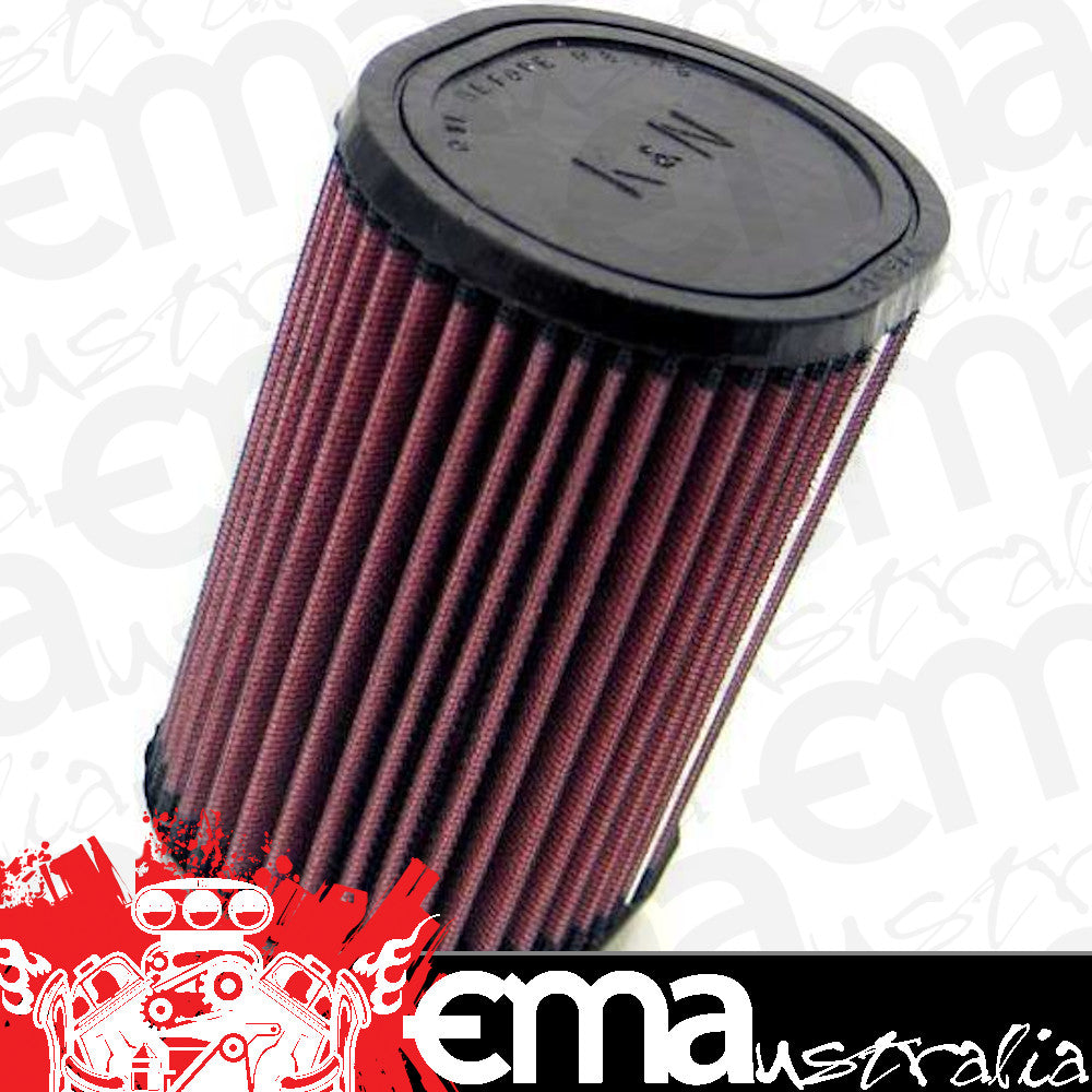 K&N Filters KNRU-1380 Clamp-On 20›‹ô?õ Air Filter Oval 4.5"L X 3.75"W X 6"H Fit 2.438" Neck