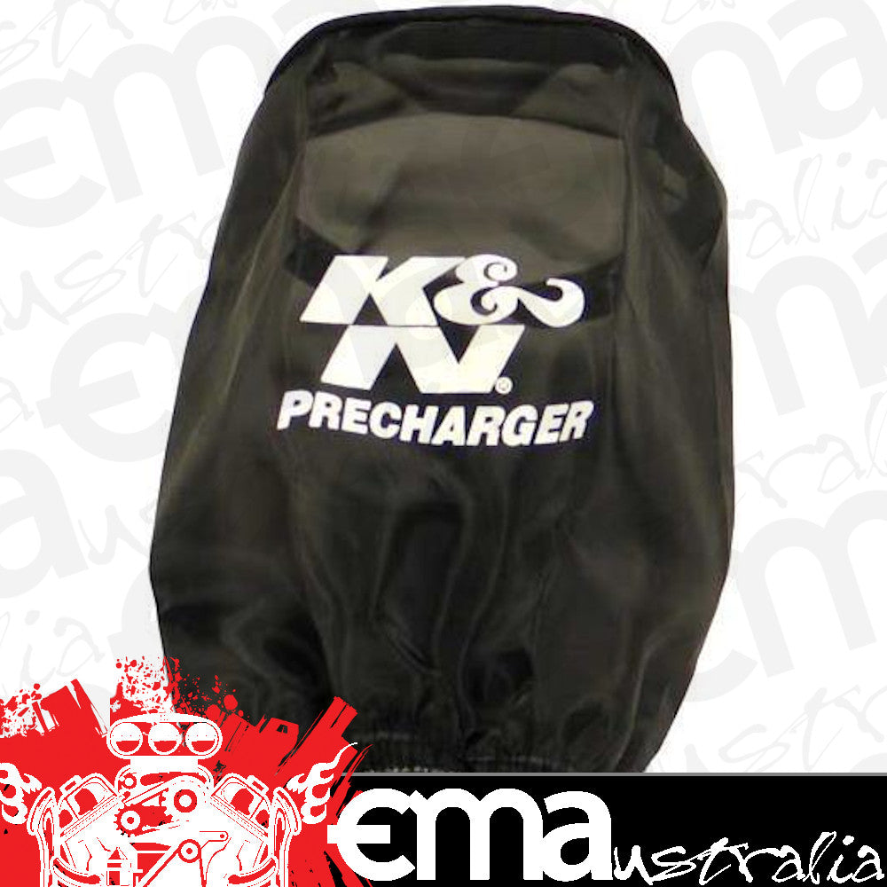 K&N Filters KNRU-1470PK Universal Clamp On Filter Wrap Black 6" 152Mm H X 4" 102Mm O.D