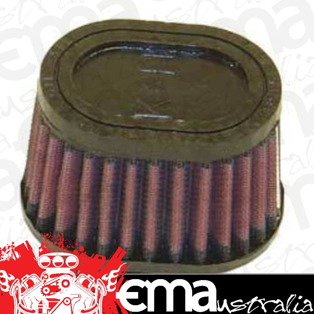 K&N Filters KNRU-1820 Universal Clamp On Filter Suit 2 In 51 Mm 4 In 102 Mm Base L X 3 In 76 Mm Base W X 6.625 In 168 Mm H X 4.5 In 114 Mm Top L X 2.5 In 64 Mm
