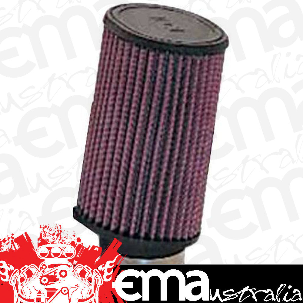 K&N Filters KNRU-1830 Universal Clamp On Filter Suit 2.5 In 64 Mm 3.75 In 95 Mm H X 4.5 In 114 Mm Od