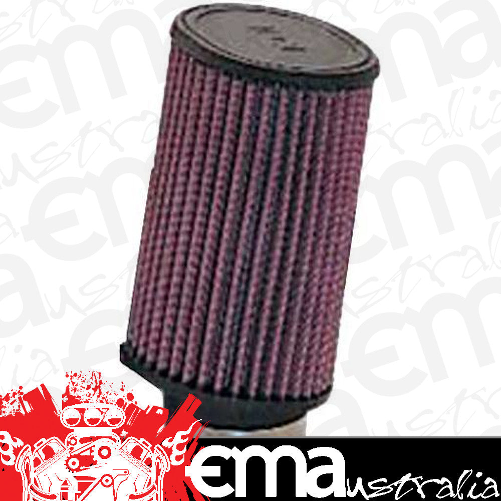 K&N Filters KNRU-1840 Universal Clamp On Filter Suit 2.5 In 64 Mm 4.5 In 114 Mm H X 3.75 In 95 Mm Od