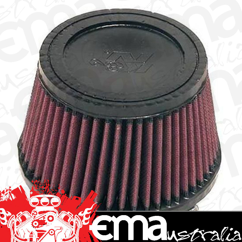 K&N Filters KNRU-2510 Filters Clamp-On Air Filter Tapered 4.375"T X 5.375"B X 3.5"H Fit 4" Neck