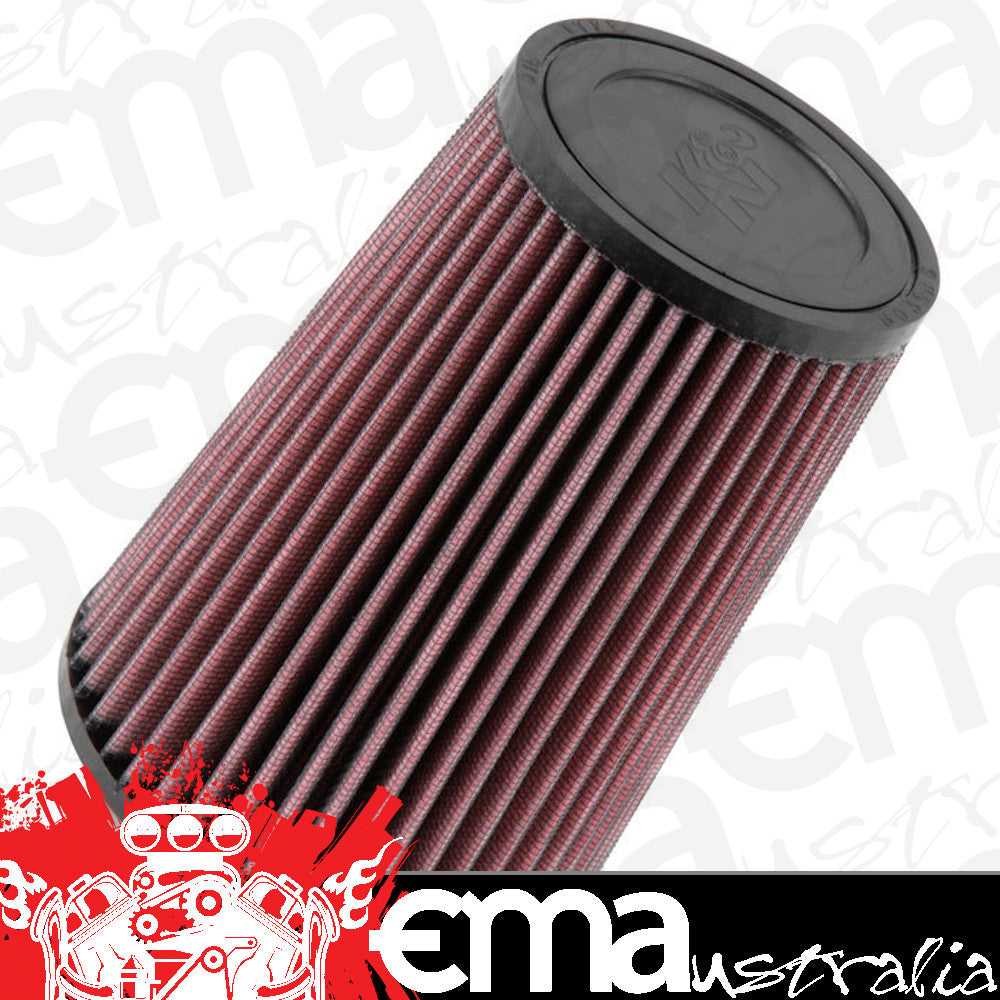 K&N Filters KNRU-2710 Universal Clamp On Round Tapered Filter Suit 3.313 In 84 Mm 6.5 In 165 Mm H X 4.375 In 3.5 In 89 Mm Top Od 4.75 In 121 Mm Base Od