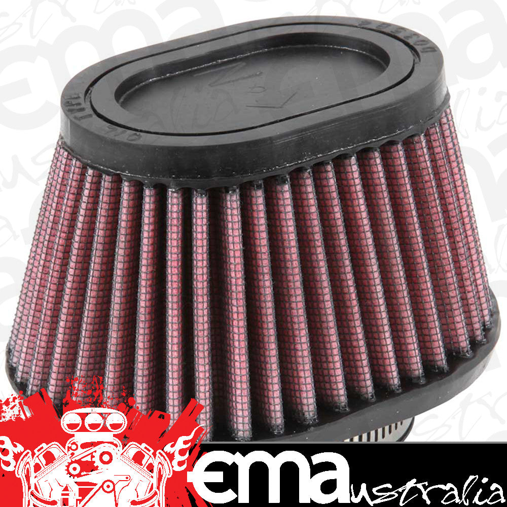 K&N Filters KNRU-2780 Universal Clamp On Filter Suit 2.438 In 62 Mm 4.5 In 114 Mm Base L X 3.75 In 95 Mm Base W X 2.75 In 70 Mm H X 3.5 In 89 Mm Top L X 2.5 In