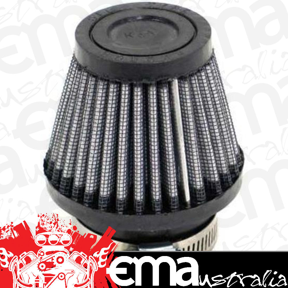K&N Filters KNRU-2930 Universal Clamp On Filter Suit 1.813 In 46 Mm 2.5 In 64 Mm H X 3 In 76 Mm Base Od X 2 In 51 Mm Top Od
