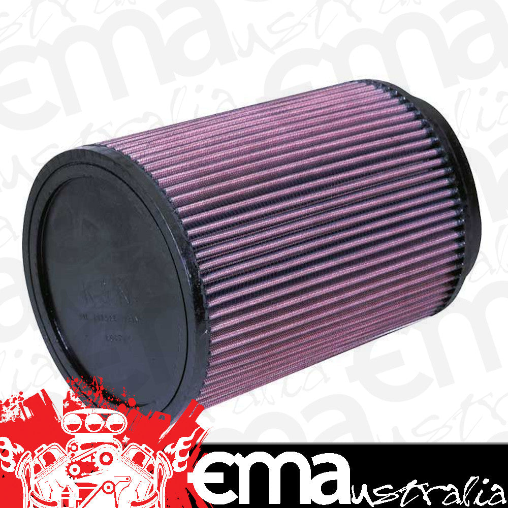 K&N Filters KNRU-3020 Universal Clamp-On Air Filter Round 6.5"Od X 9"H 5" Neck