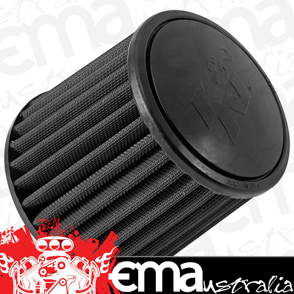 K&N Filters KNRU-3103HBK Black Universal Round Tapered Clamp On Filter Suit 2.75" 70Mm 5.25"133 Mm H X 6" 152 Mm Base Od X 5.250" 133 Mm Top Od