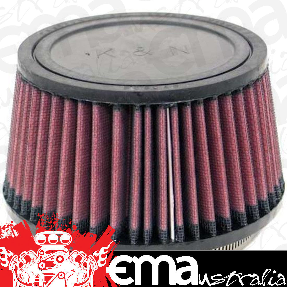 K&N Filters KNRU-3110 Universal Clamp On Filter Suit 4.5 In 114 Mm 3.25 In 83 Mm H X 5.875 In 149 Mm Base Od X 5 In 127 Mm Top Od