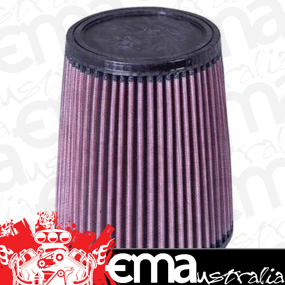 K&N Filters KNRU-3610 Universal Clamp On Filter Suit 2.75 In 70 Mm 7 In 178 Mm H X 5.875 In 149 Mm Base Od X 4.75 In 121 Mm Top Od