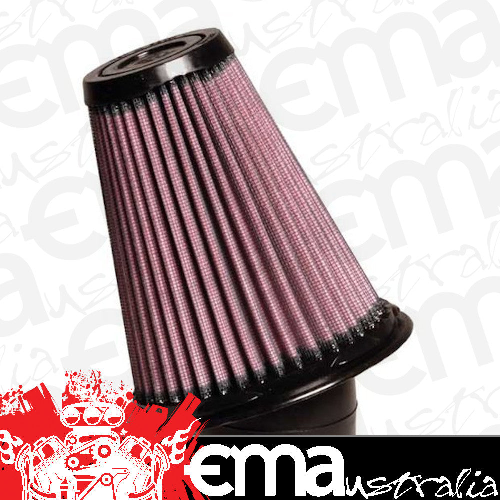 K&N Filters KNRU-5006 Universal Clamp On Filter Suit 2.5 In 64 Mm 5.75 In 146 Mm H X 5.25 In 133 Mm Base Od X 2.5 In 64 Mm Top Od