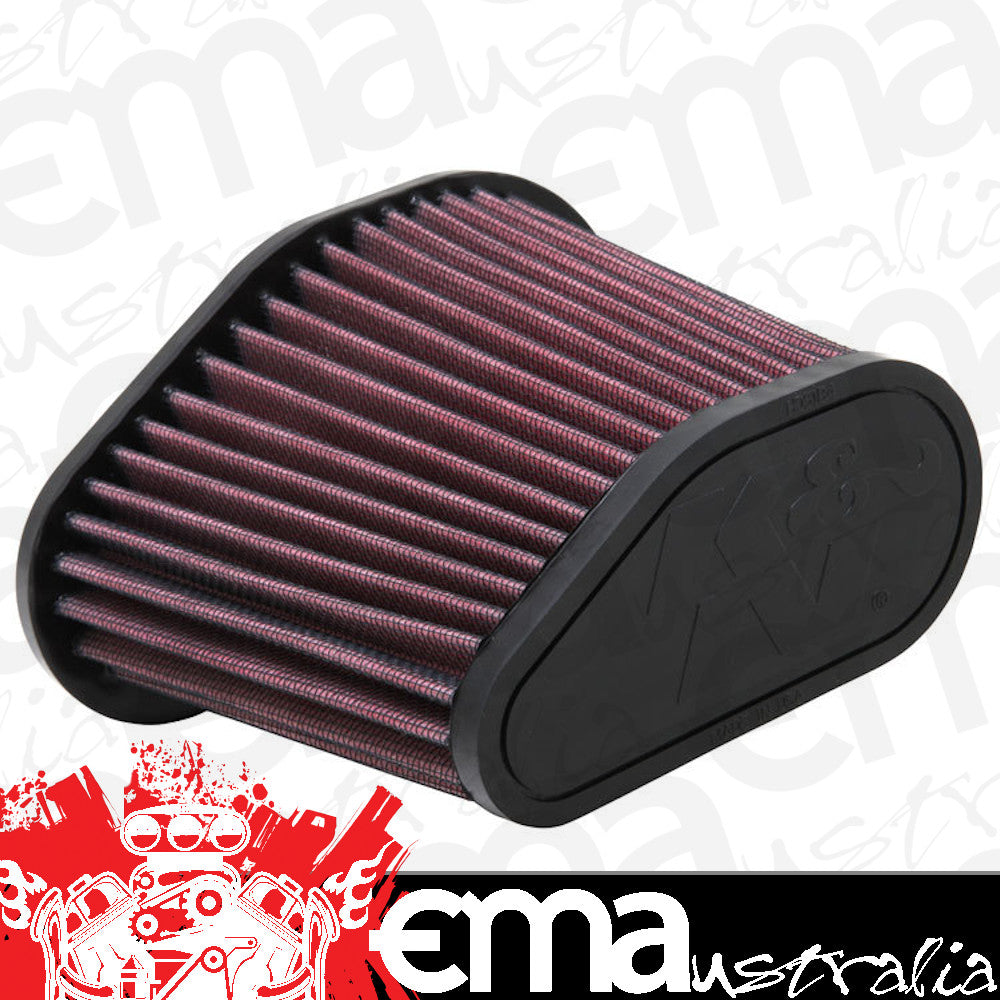K&N Filters KNRU-5281 Universal Unique Filter 5.313 In 135 Mm H, Base L 6.563 In 167 Mm X W 3.875 In 98 Mm, Top L 5.188 In 132 Mm X W 2.5 In 64 Mm