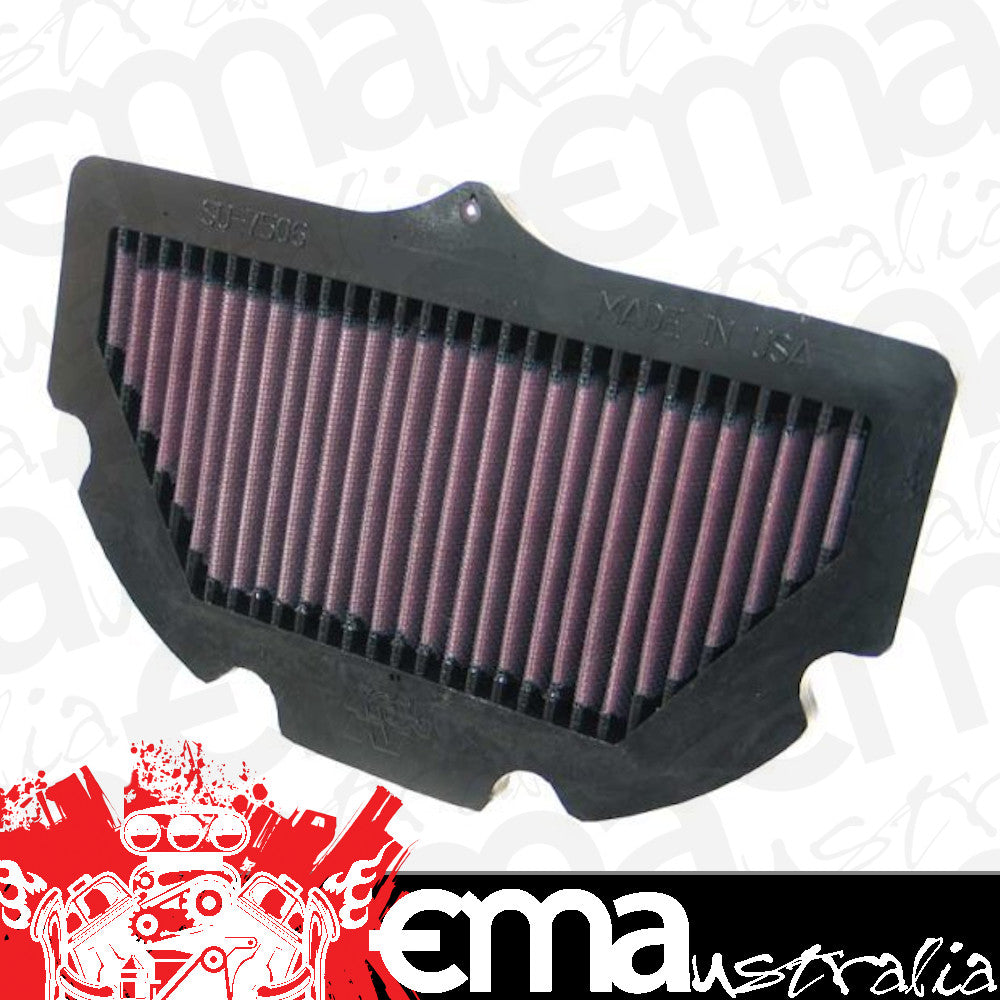 K&N Performance Filters KNSU-7506 Filters Replacement Motorcycle Air Filter Suit 2006-2010 Suzuki Gsxr600, Gsxr750
